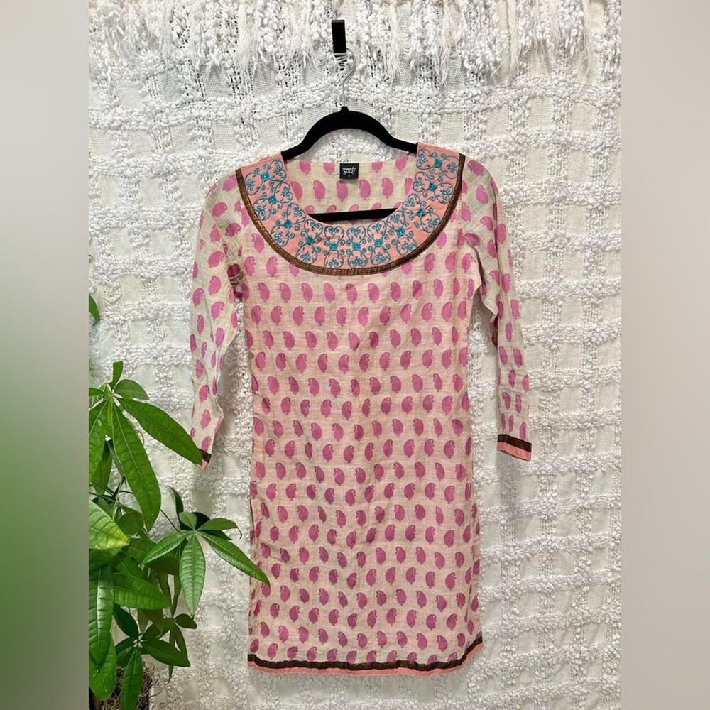 Soch Kurta Tunic embroidered tunic kurta Indian kurta small